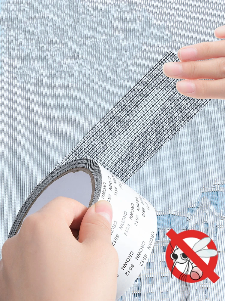 Self-adhesive Screen Repair Tape Window Door Waterproof Patch Super Fix Anti-Insect Door Mosquito Net Mesh Broken Holes Repair