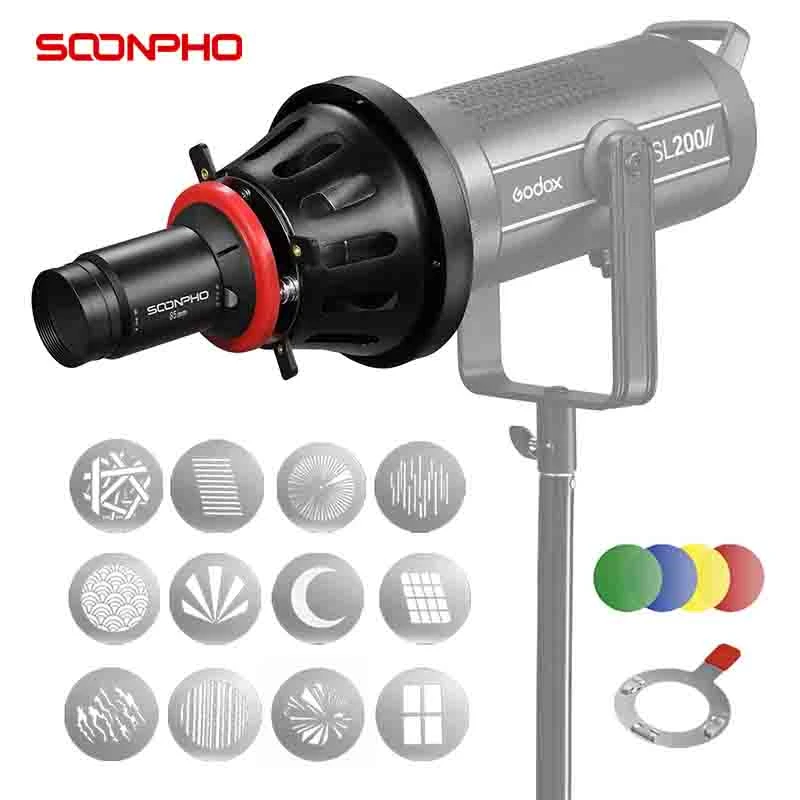 OT1 PRO II Focalize Conical Snoot Photo Optical Condenser Art Special Effects Shaped Beam Light Cylinder for Bowens Mount Flash