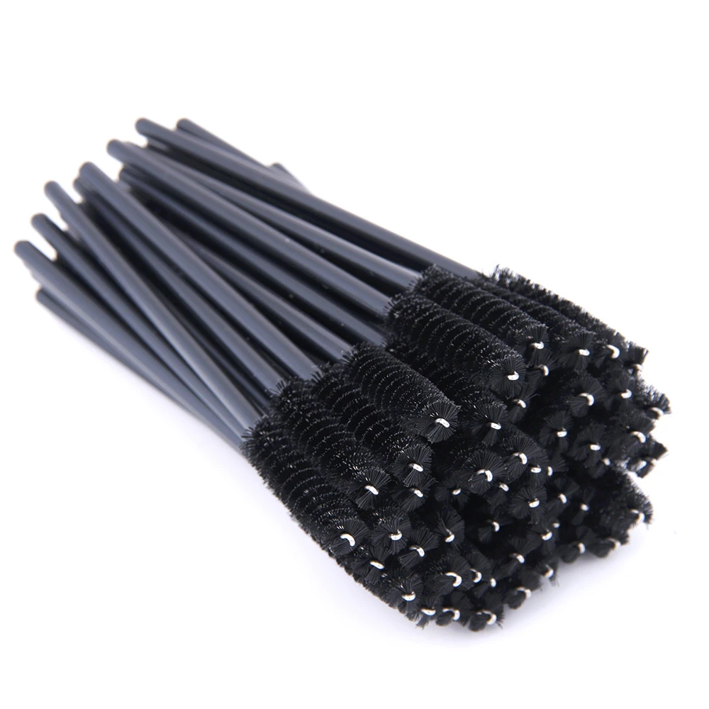 50 Pcs Eyelash Brushes Makeup Brushes Disposable Mascara Wands Applicator Eye lashes Cosmetic Brush Maquiagem Cilio Makeups Tool