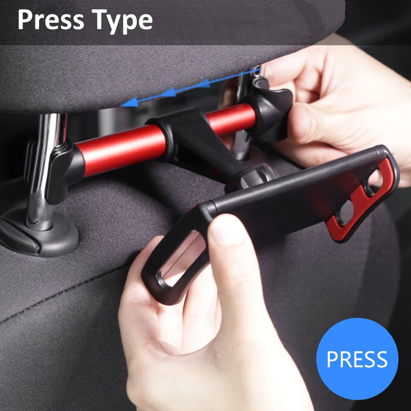 Universal 4-11 inch Onboard Tablet Car Holder for iPad Air 1 Air 2 Pro 9.7 Back Seat Supporter Stand Tablet Accessories in Cars