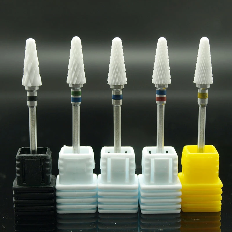 EasyNail 1pcs  Mill Ceramic Nail Drill Bits For Electric Manicure Machines Pedicure Nail Art Salon Polish Tools M0610