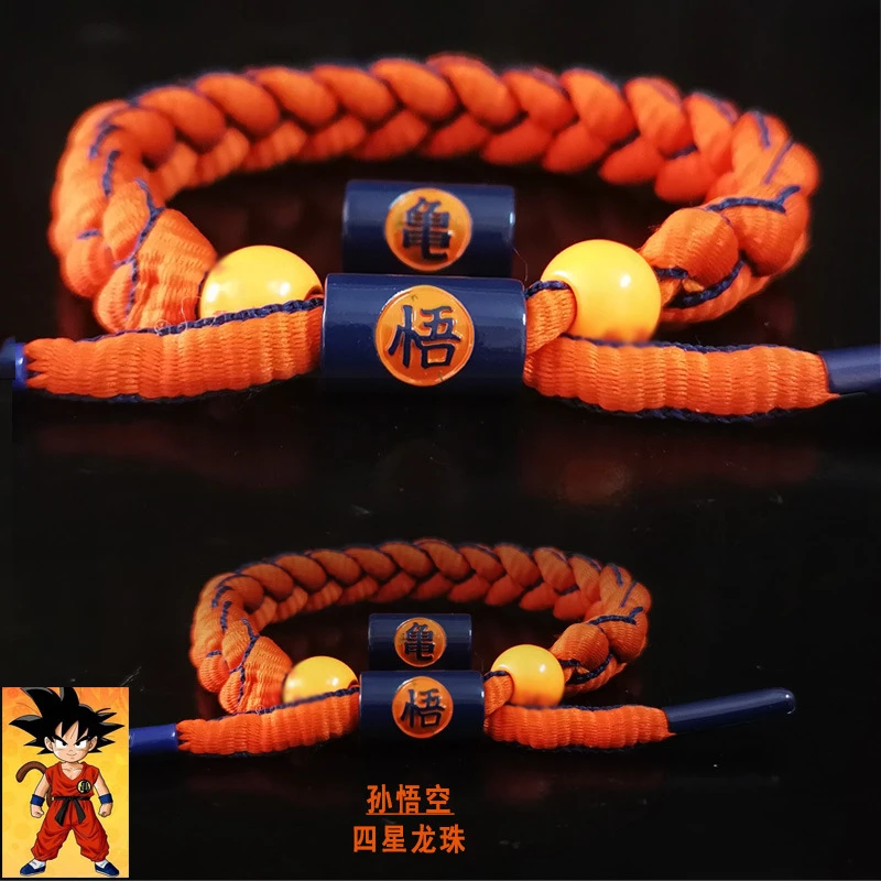 Anime Son Goku Cosplay Kakarotto Bracelet Hand-Knitted Anime Bracelet Couple Accessories Christmas Gift
