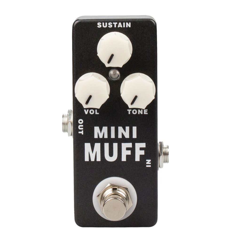 MOSKY MINI Fuzz Guitar Pedal Harmonic Distortion/Sustainer Pi True Bypass Guitar Accessories