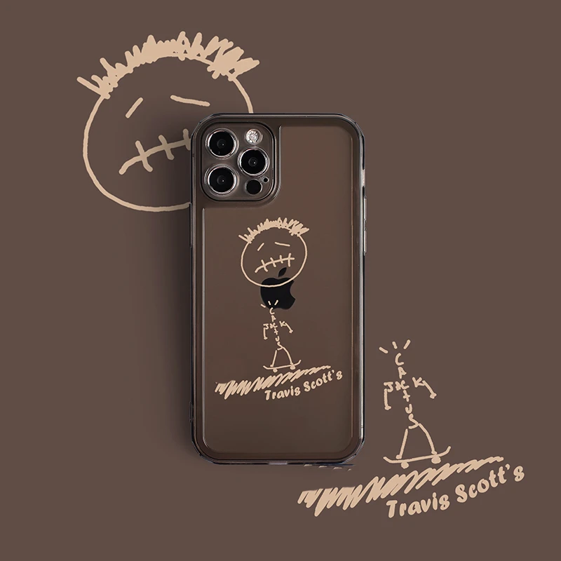 Street Travis Scot Basketball Transparent Soft Silicon Phone Case For apple iPhone 13 12 Pro Max 7 8 Plus XS XR 11 SE MiNi Cover