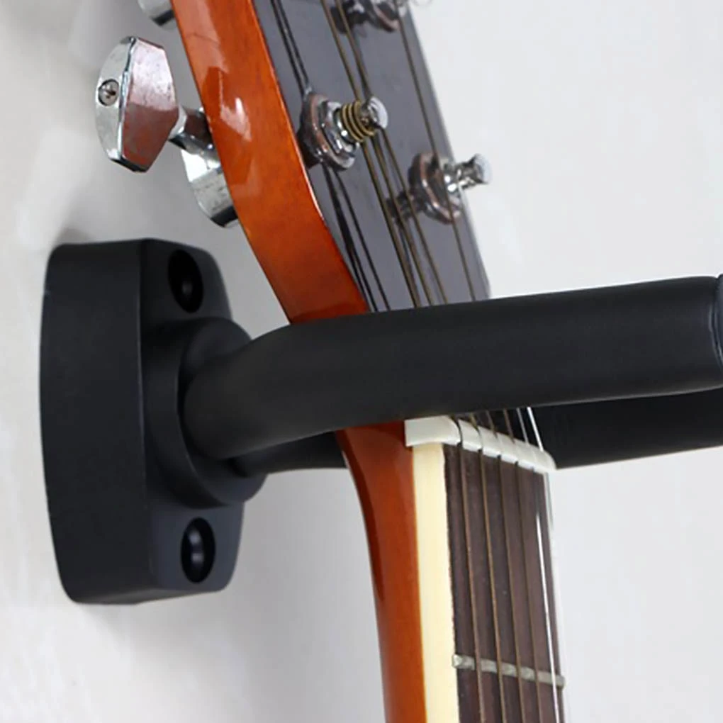 1 pcs Wall Mount Guitar Hanger Hook Non-slip Holder Stand for Acoustic Guitar Ukulele Violin Bass Guitar Instrument Accessories