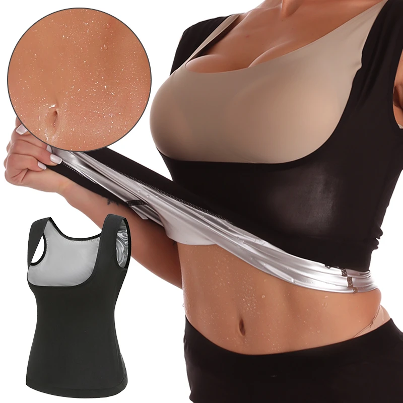 Women Neoprene Sweat Sauna Vest Body Shapers Vest Waist Trainer Slimming Vest Shapewear Waist Shaper Corset For Women