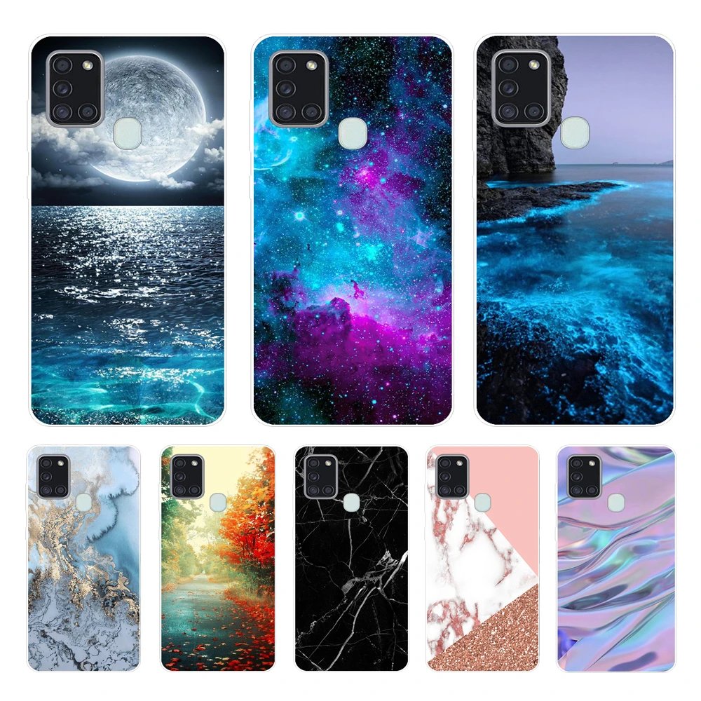 For Samsung A21S Case Shockproof Soft silicone TPU Back Cover For Samsung Galaxy A21S Case A 21S A21 S 2020 A21S M21 Phone Cases