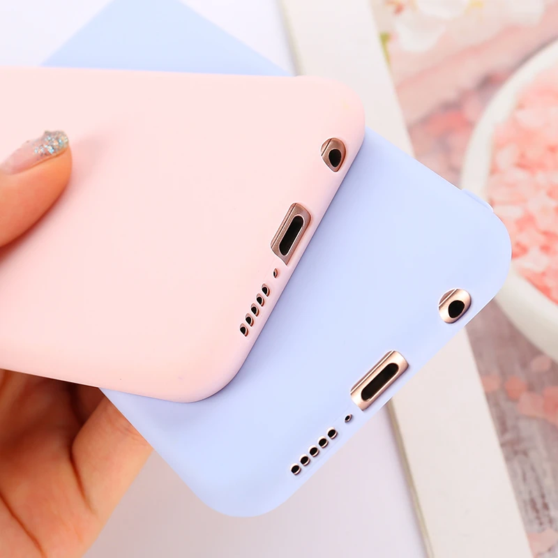 Candy Color Soft Case Cover for Samsung Galaxy S20 Ultra S10 S9 S8 Plus S10e S10 Lite S7 S6 Edge Note 5 8 9 10 Pro Lite 5G Coque