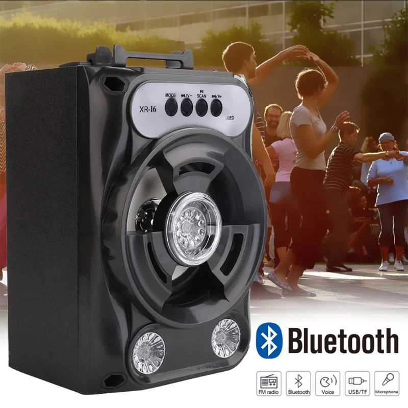 Large Size Bluetooth Speaker Wireless Sound System Bass Stereo with LED Light