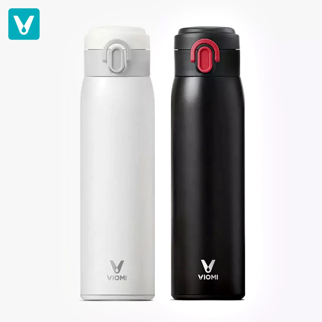 New Original Youpin VIOMI Stainless Steel Vacuum 24 Hours Flask Water Smart Bottle Thermos Single Hand ON