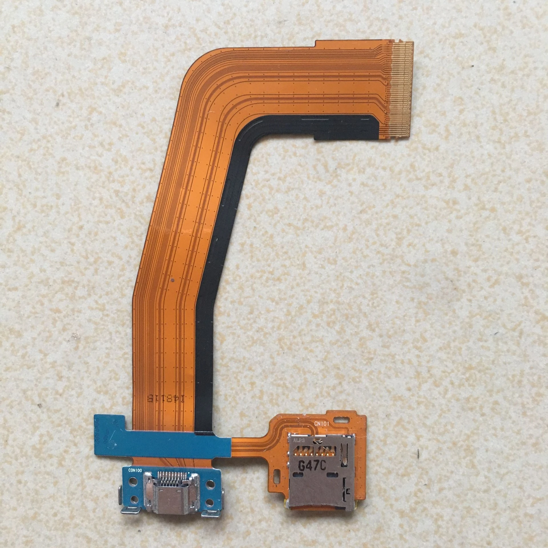 Repair Part for Samsung Galaxy Tab S 10.5 SM-T800 T805 3G MicroSD Memory Card Holder Charge Charging Port Connector Flex Cable