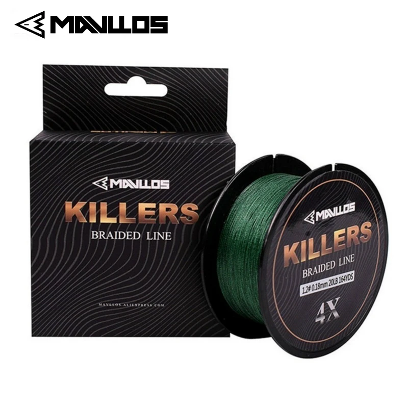 Mavllos 150m/220m Braided Fishing Line 4 Strands 0.06-0.6mm 4-121Lb Super Strong Saltwater Multifilament 4W PE Fishing Line