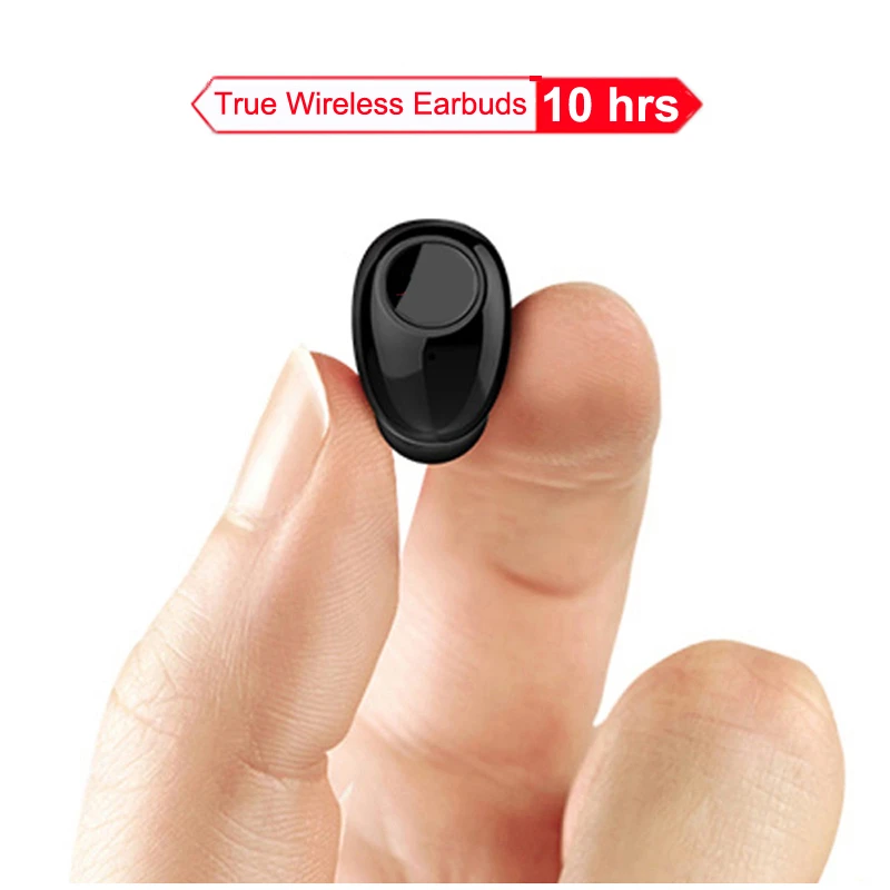 NVAHVA Mini Bluetooth Earphone 10 Hrs Working, Bluetooth Headset Wireless Earbud Earphone Hands-free For Phones Car TV PCSport