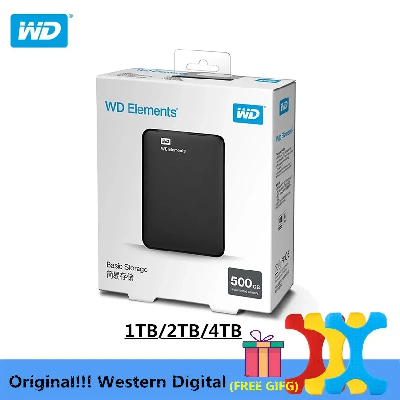 Original!!! Western Digital WD Elements Hard Drive Hard Disk HDD 2.5