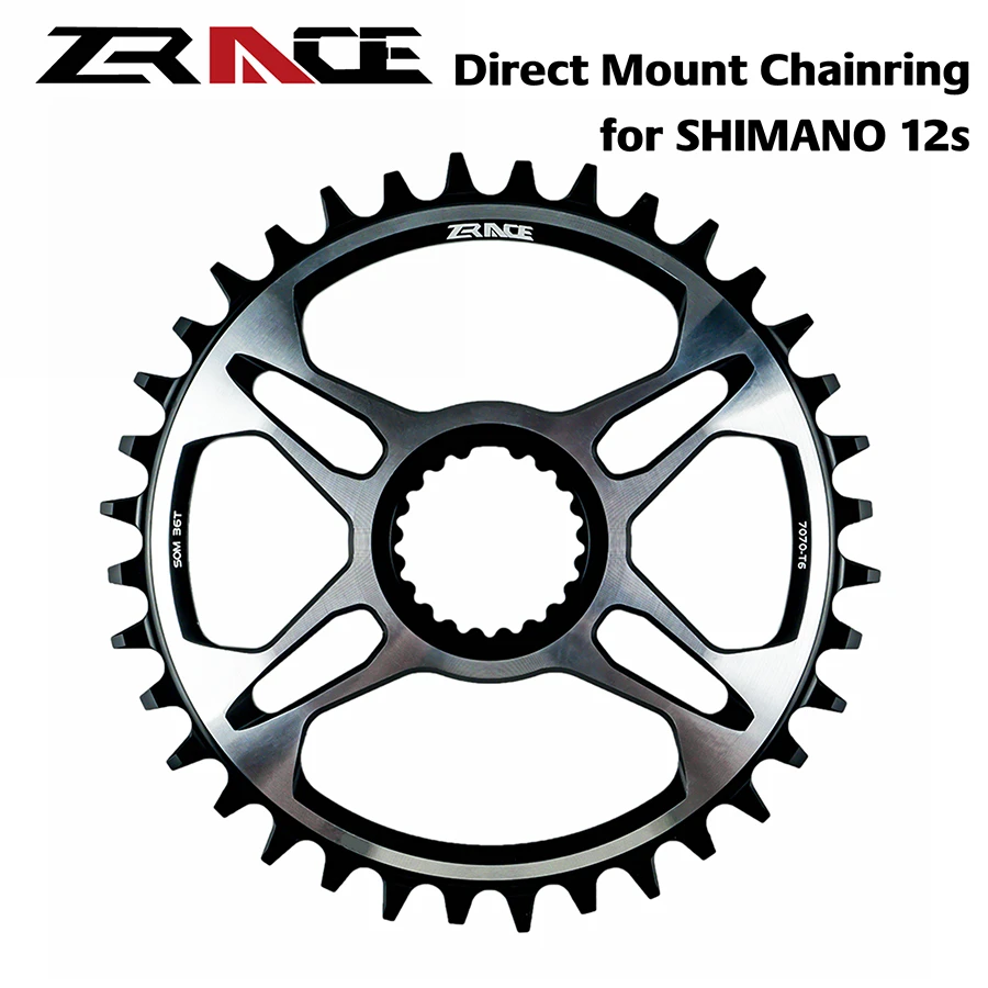 ZRACE 12 Speed Chainring FC-M9100 FC-M8100 FC-M7100,SM-CRM95 SM-CRM85 SM-CRM75 For Shimano Direct Mount Crank 32T/34T/36T 7075AL