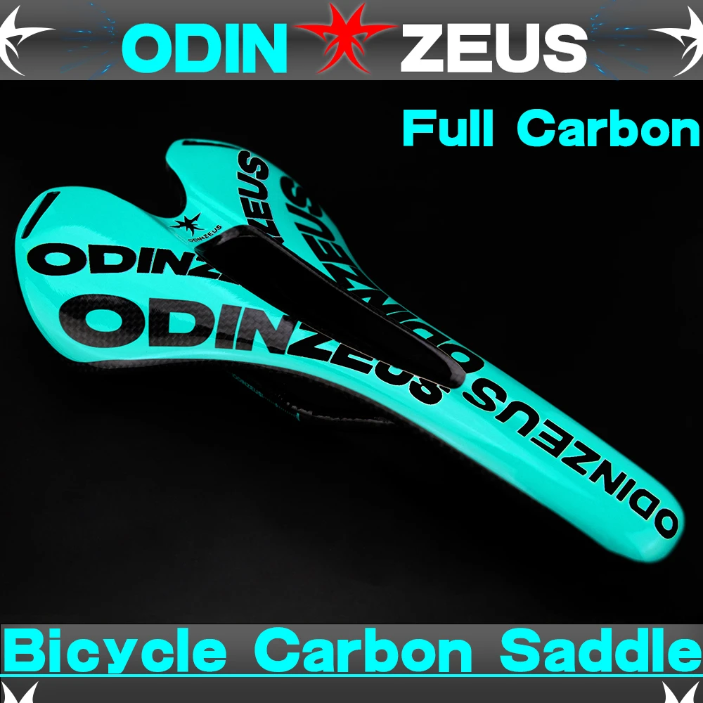 odinzeus newest carbon fiber MTB bicycle saddle carbon saddle seat cushion ultralight road/mountain Fold Bike Front Seat