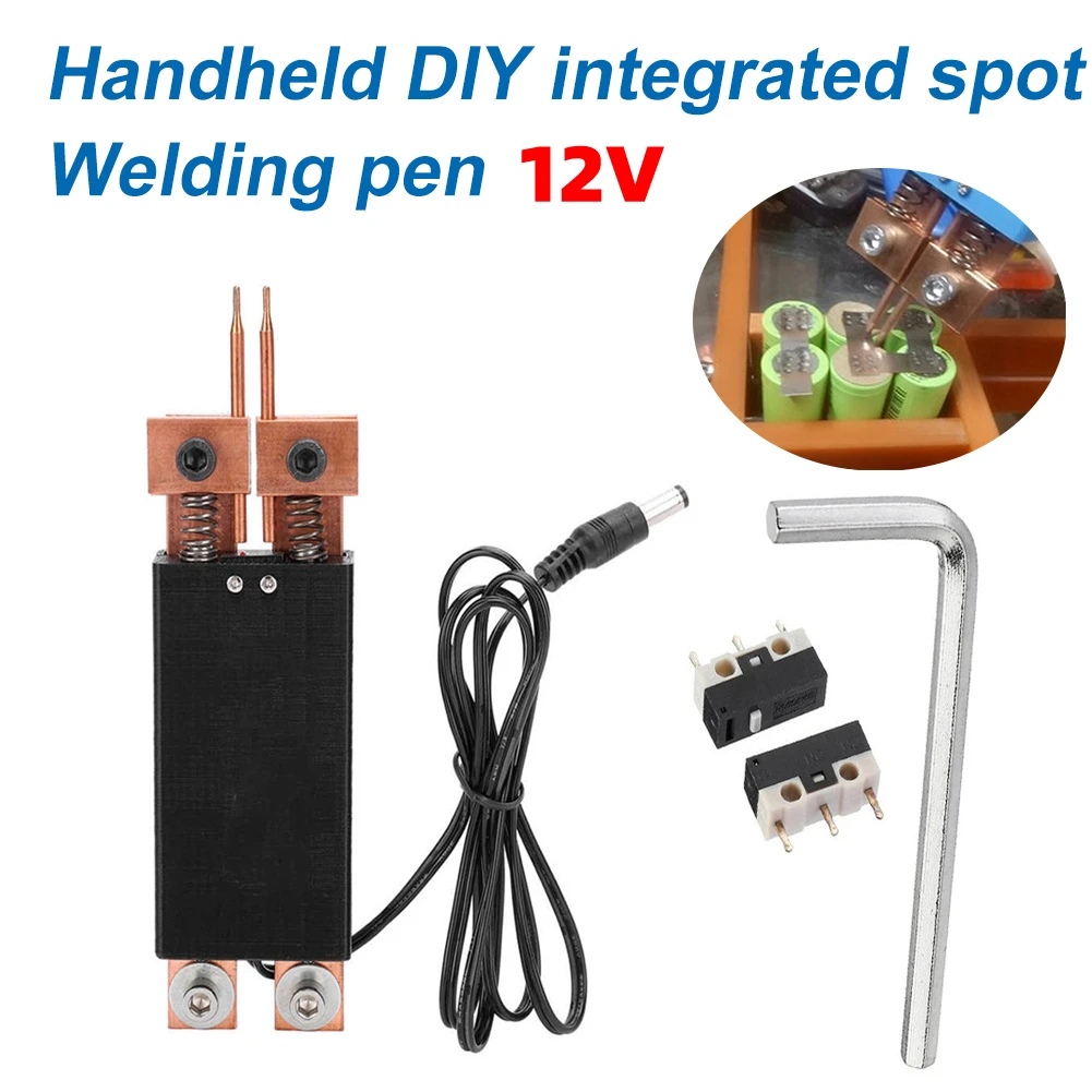 Spot Welding Machine 12v Portable Handheld DIY Spot Welders Pen Mini 18650 Battery Welder Pen Industrial Trigger Supplies Tool