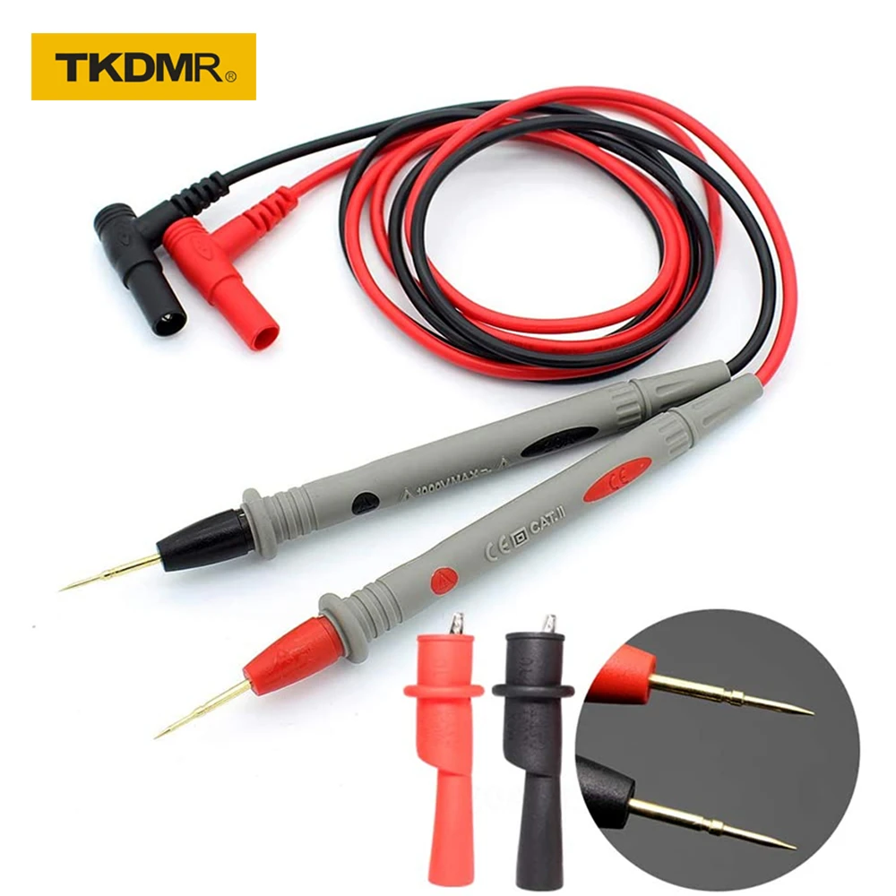 Digital Multimeter Test Leads Measuring Probes Pen Kit Universal Cable AC DC 1000V 20A 10A CAT for Multi-Meter Tester Wire Tip
