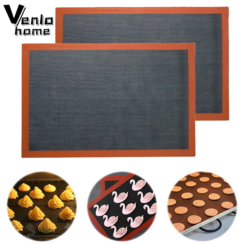 Silicone Baking Mat Non-Stick Baking Oven Sheet Liner Macaron Pastry Baking Pad Bakery Tool for Cookie /bread/biscuits Bakeware