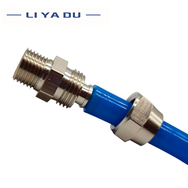 quick connector For hose Tube Connectors  OD pc 4 6 8 10 12 16mm Thread-m5 m6 1/8 3/8 1/2