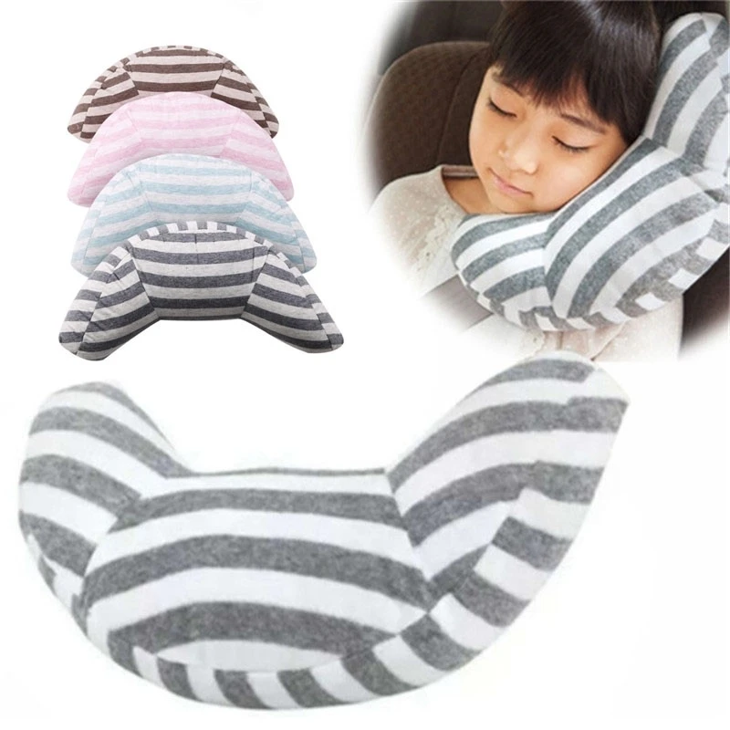 Car Headrest Pillow Sleeping Head Support Children Nap Shoulder Belt Pad Car Neck Pillow Support Cover for Kids Car Accessories
