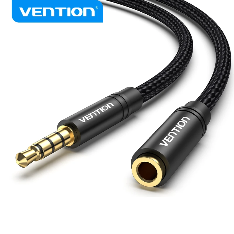 Vention Jack 3.5 mm Audio Extension Cable Male to Female Headphone Extension Cable for Huawei P20 lite Stereo 3.5mm AUX Cable