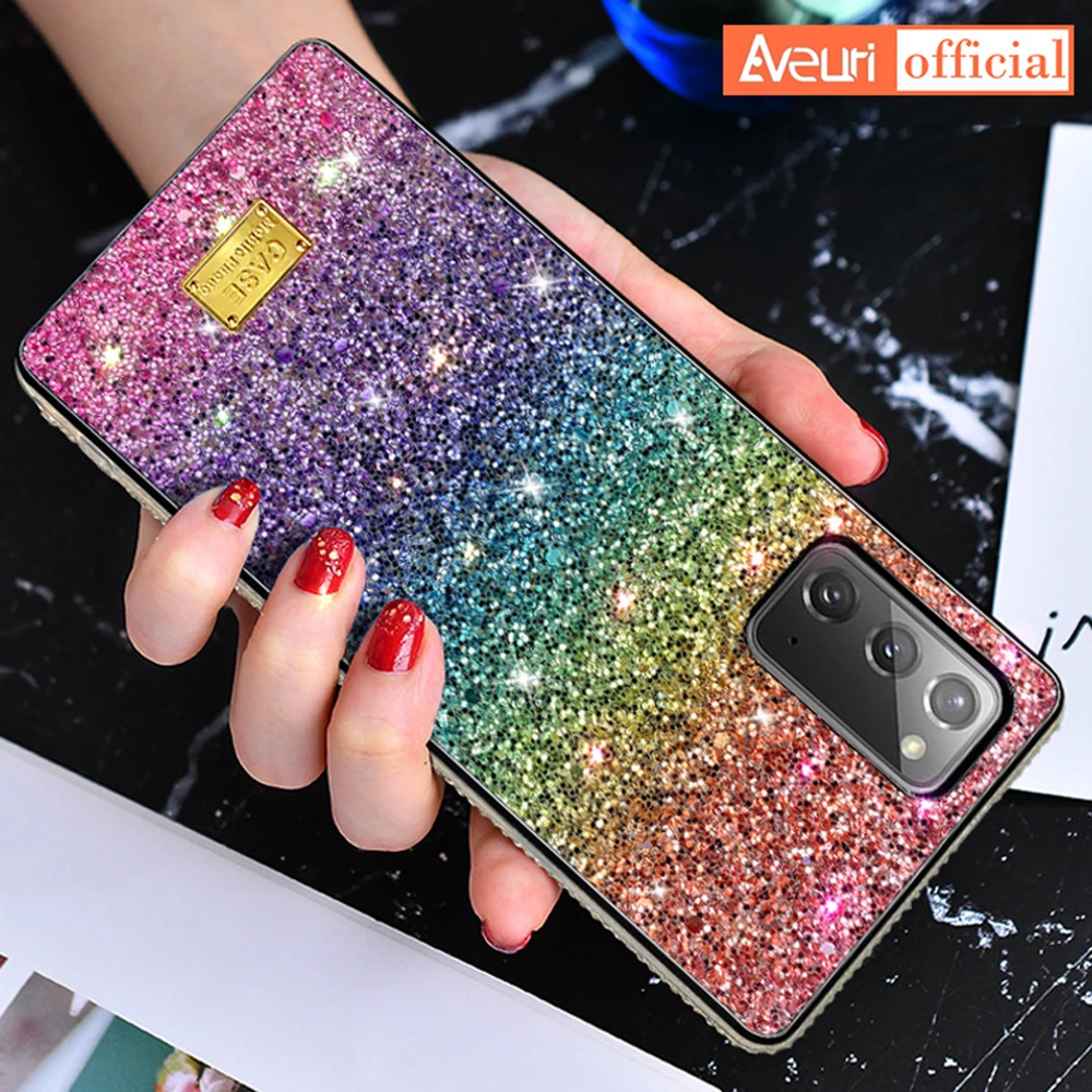 Luxury Bling Diamond Phone Case For Samsung Galaxy S20 FE S10 S21 Plus Note 20 Ultra 10 Plus A51 A71 A52 A72 4G 5G Cover Case