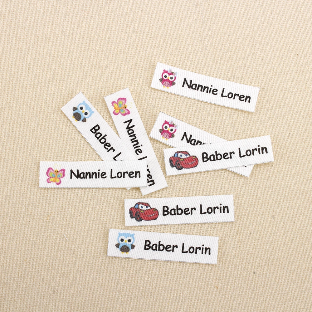 160pcs Custom Ironing Labels,  Cartoon labels, children's clothing, personalized name tags for children, iron on  (TB3262)