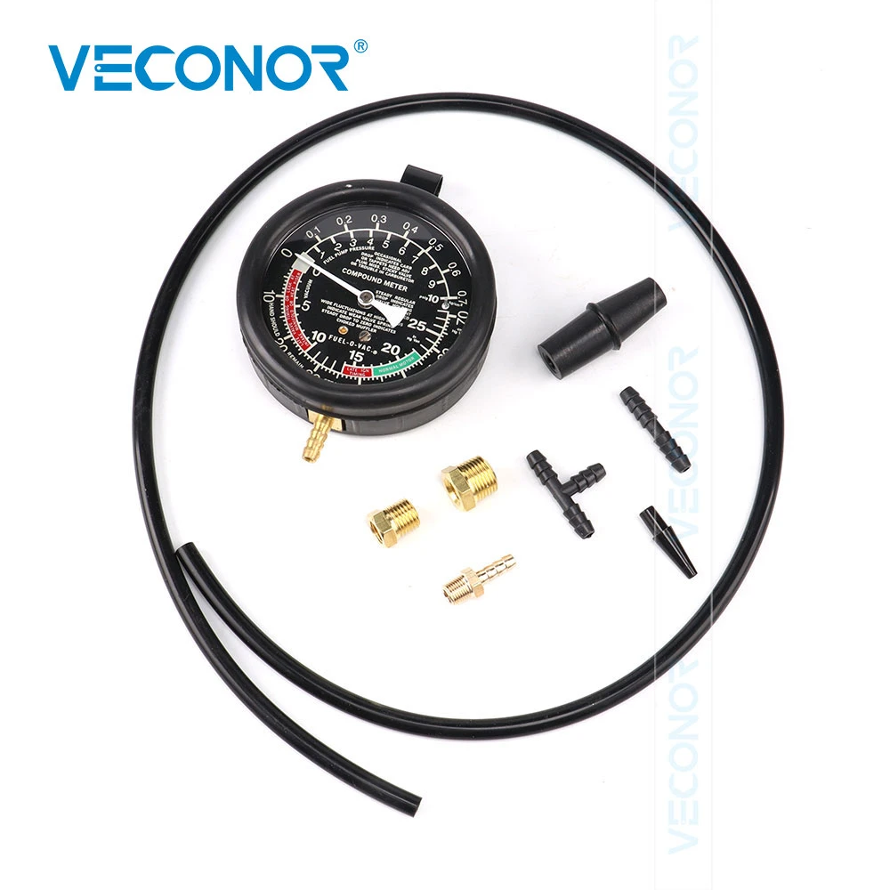 TU-1 Vacuum Fuel Pump Pressure Testing Gauge Set Tool Kit