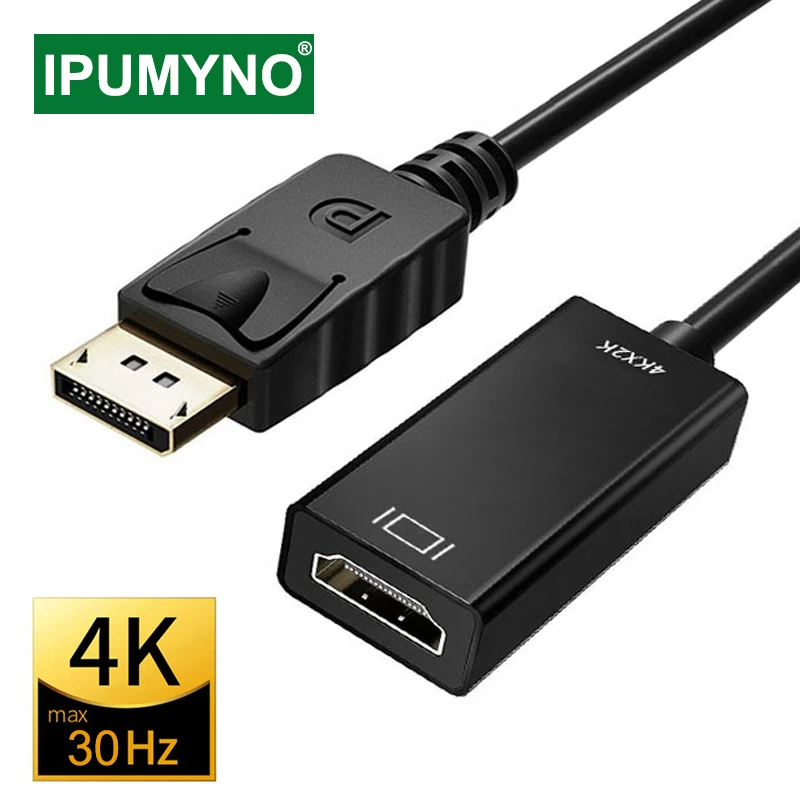 DP To HDMI-Compatible 4K 1080P Male To Female DisplayPort Cable PC TV Mini Projector Television Monitor Projetor For Hp Laptop