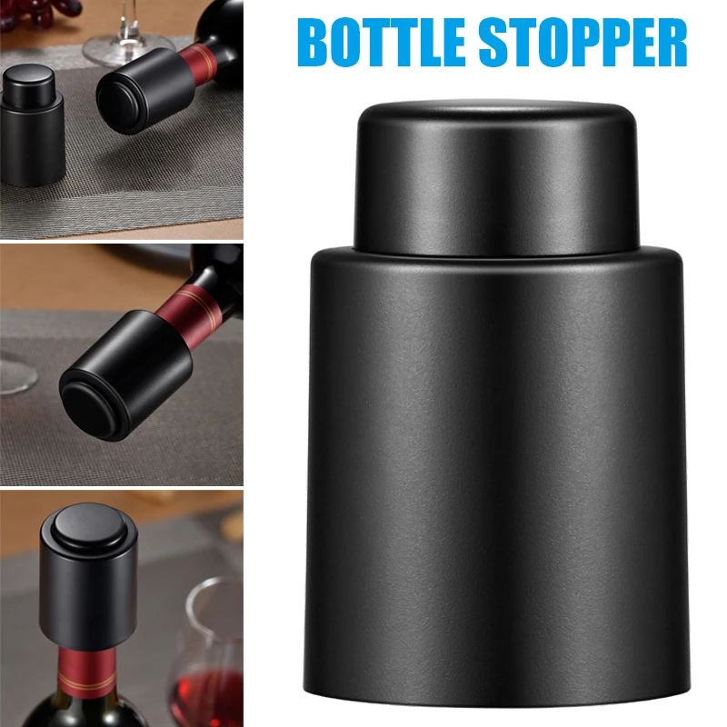 Hot Wine Bottle Stopper Vacuum Sealer Reusable Preserver Easy to Keep for Home Kitchen S7 #5