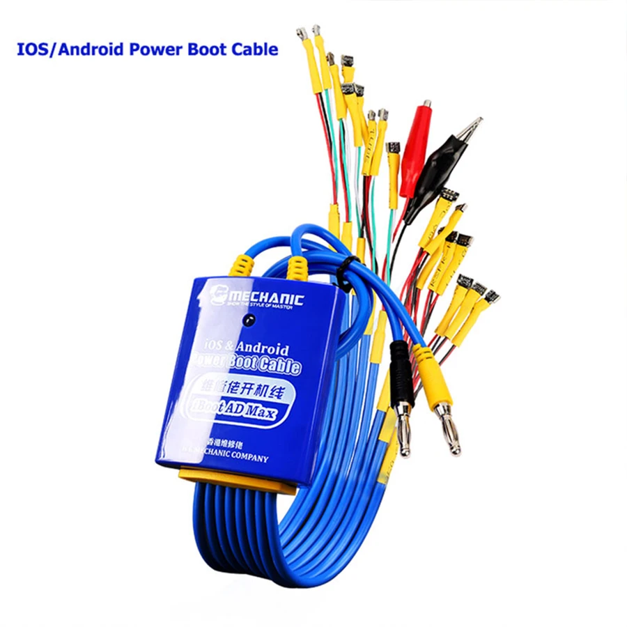 MECHANIC iBoot AD Max Power Boot Control line for Android IOS Phone Test Power Supply Cable for iphone Huawei Xiaomi Samsung