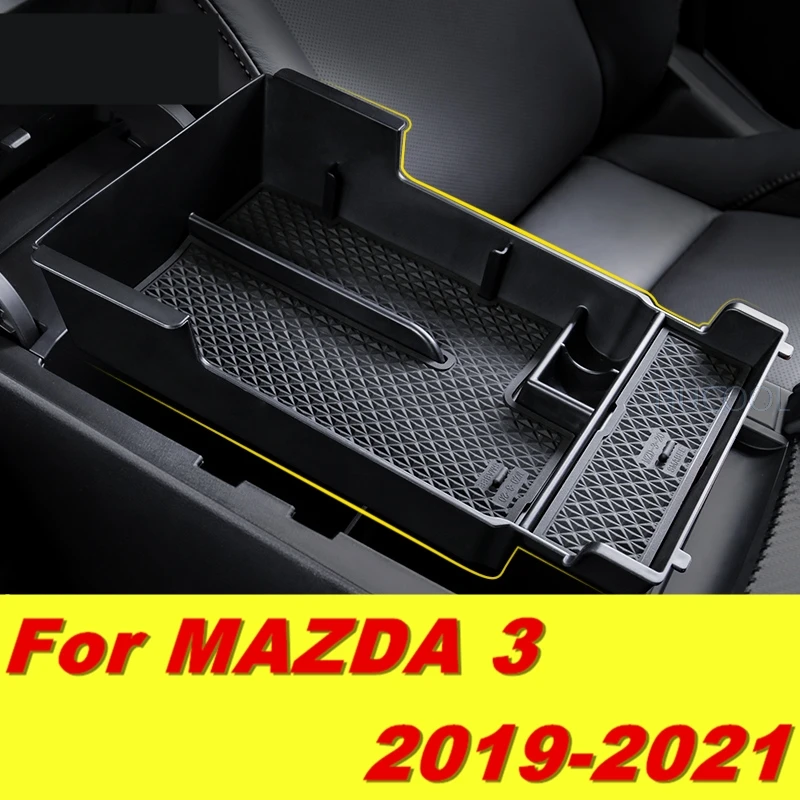 For Mazda3 Mazda 3 2019 2020 2021 Central Control storage box Armrest box storage box car accessories