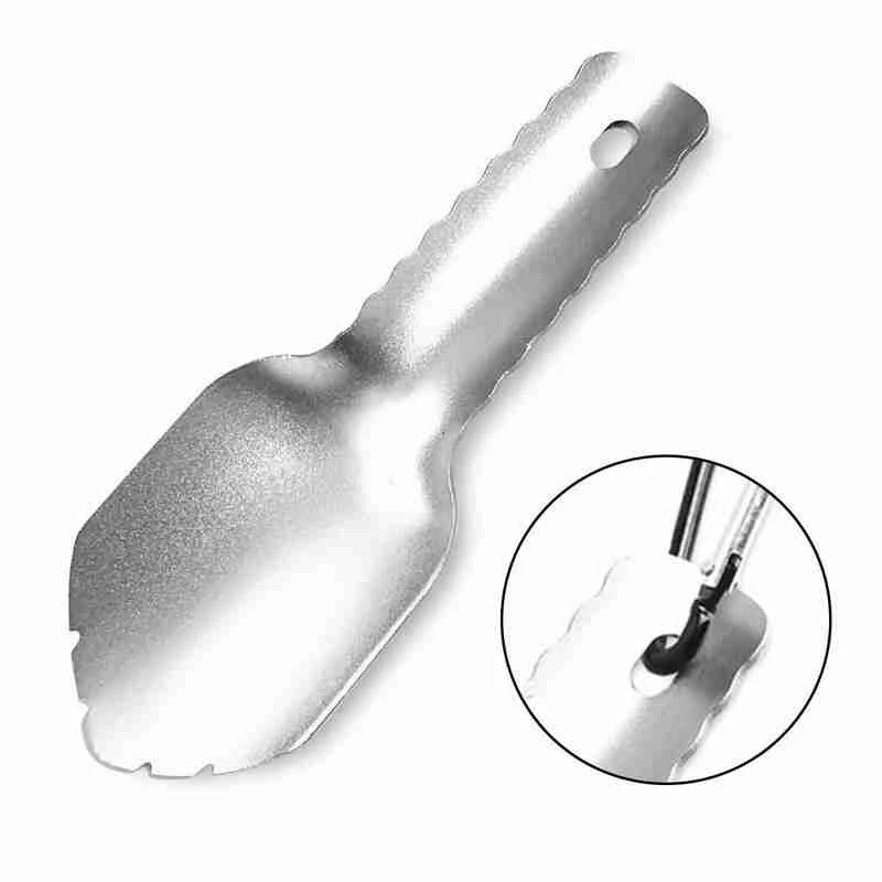 Ultralight Shovel Garden Tools Steel Garden Shovel Outdoor Mini Backpacking Potty Trowel Camping Farming Shovel