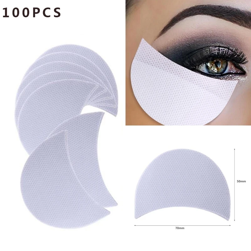 Eyeshadow Stencils Lint Free Under Eye Eyeshadow Gel Pad Sticker Eye Makeup Tools