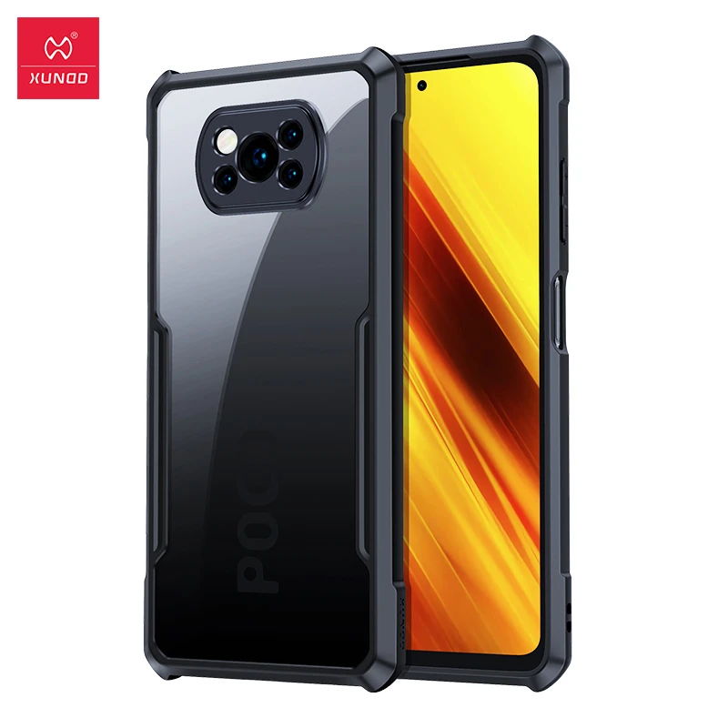 For POCO X3 Pro X3 GT Case,For POCO F3 GT M3 Pro Case,Xundd Airbag Bumber Shockproof Shell Back Clear Funda For POCO X3 Pro