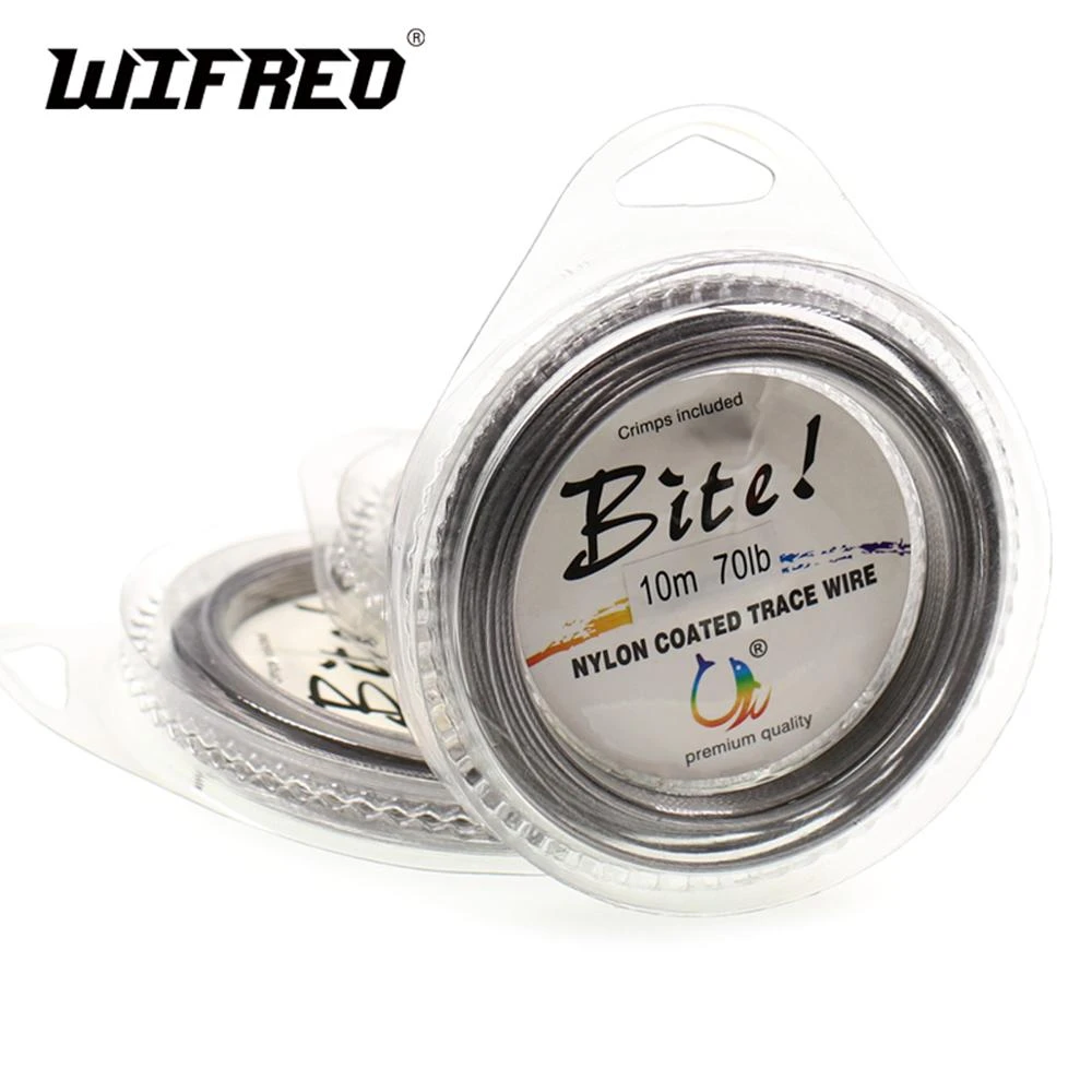10M 7 Strand Braided Stainless Steel Wire Fishing Leader Sinking Trace Fishing Line Trolling Salterwater Fishing Rig Material