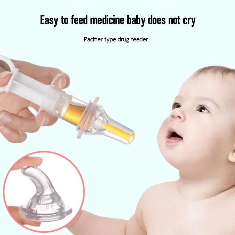 Baby kids smart medicine dispenser Needle Feeder Dropper type anti-choke baby medicine feeder syringe pacifier medicine feeder