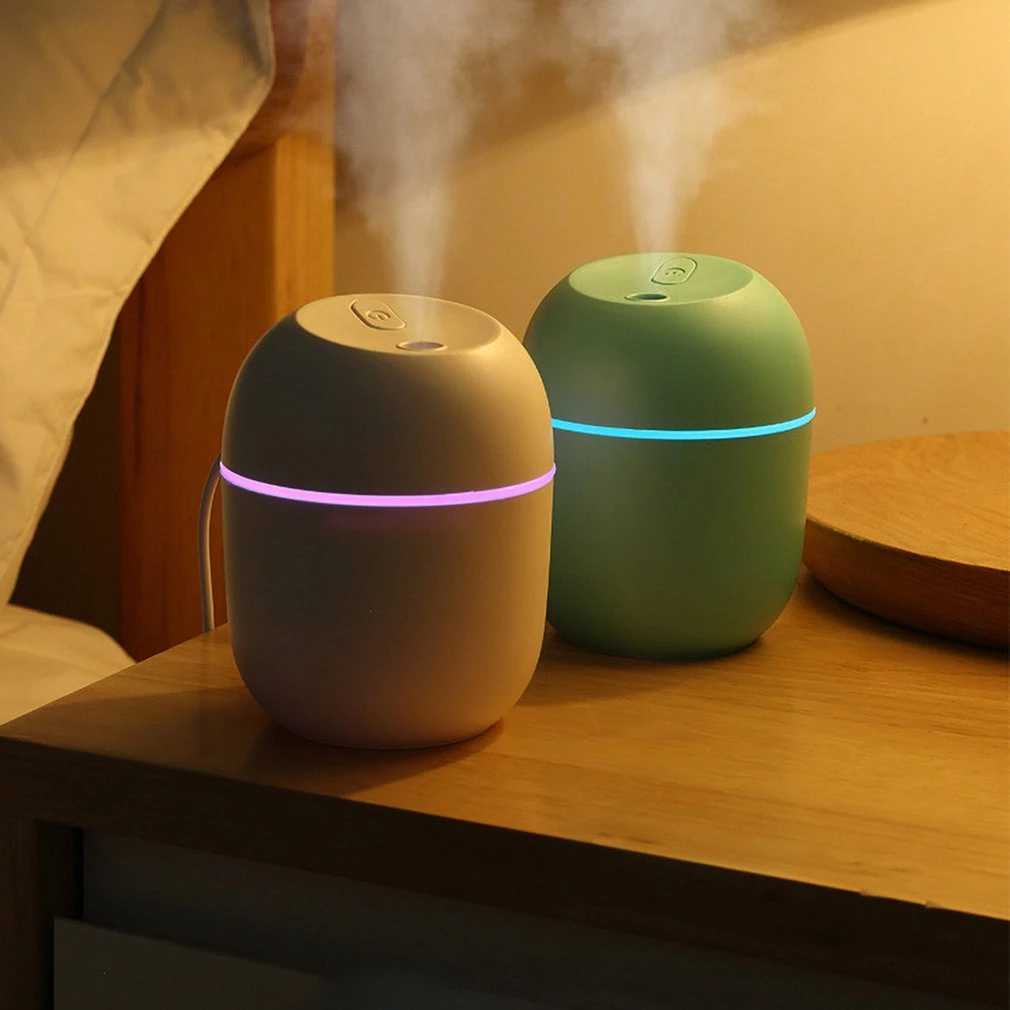 Mute Desktop Humidifier Mini Atmosphere Light Gift Aromatherapy Car Gift Space-savin Humidifier USB Plug-in