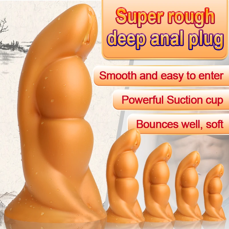 LURE Adult Large Anal Sex Toys Huge Size Butt Plugs Prostate Massage For Men Female Anus Expansion Stimulator Big Anal Beads 18+