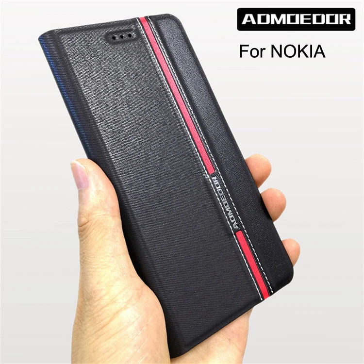Hand Made for Nokia 5.4 3.4 2.4 3 5 6 7 8 3.1 7.1 X6 6.1 Plus 8.1 6.2 X71 Leather Case for Nokia 7.2 3.2 4.2 Flip Cover Case