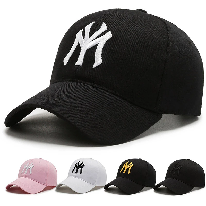 New York 3D Embroidery Baseball Cap 100% Cotton MY Dad Hat Letter Snapback Summer Sun Fashion Hip Hop