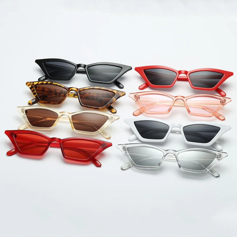 Top quality Fashion Women Glasses Small Frame Cat Eye Sunglasses UV400 Sun Shades Glasses Street Eyewear Female glasses