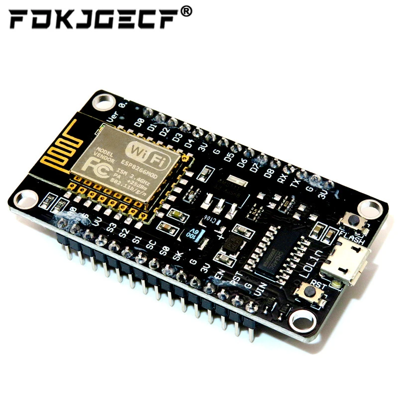 Wireless module NodeMcu v3 CH340 Lua WIFI Internet of Things development board ESP8266 with pcb Antenna and usb port for Arduino