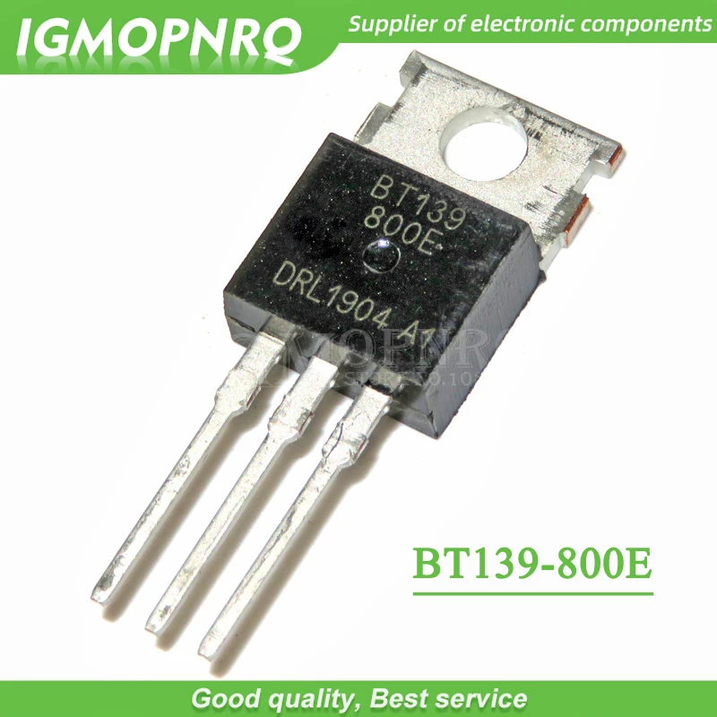 10pcs BT139-800E BT139 BT139-800  800V 16A Triacs RAIL TRIAC TO-220  new original