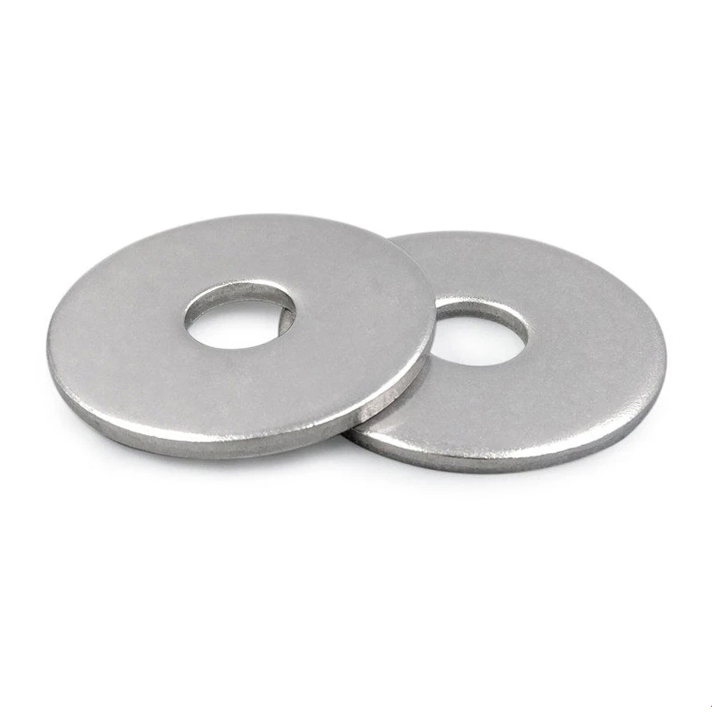 1/100X M2.5 M3 M3.5 M4 M5 M6 M8 M10 M12 M14 M16 A2-70 304 Stainless Steel Large Size Oversize Big Wider Flat Washer Plain Gasket