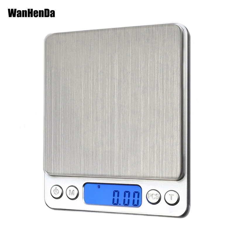 NEW 500/0.01g 3000g/0.1g LCD Portable Mini Electronic Digital Scales Pocket Case Postal Kitchen Jewelry Weight Balance Scale