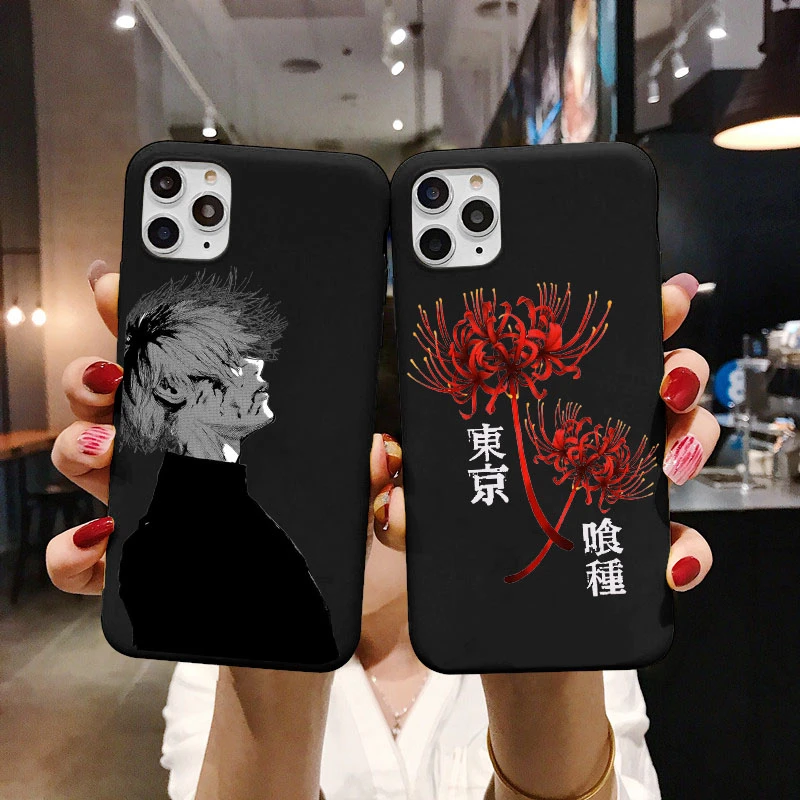 Japanese anime Tokyo Ghoul Japan Suave TPU Phone Case For iPhone XR X XS 11 12 13 Mini Pro Max 7 8 6 6S SE Back Fundas Coque