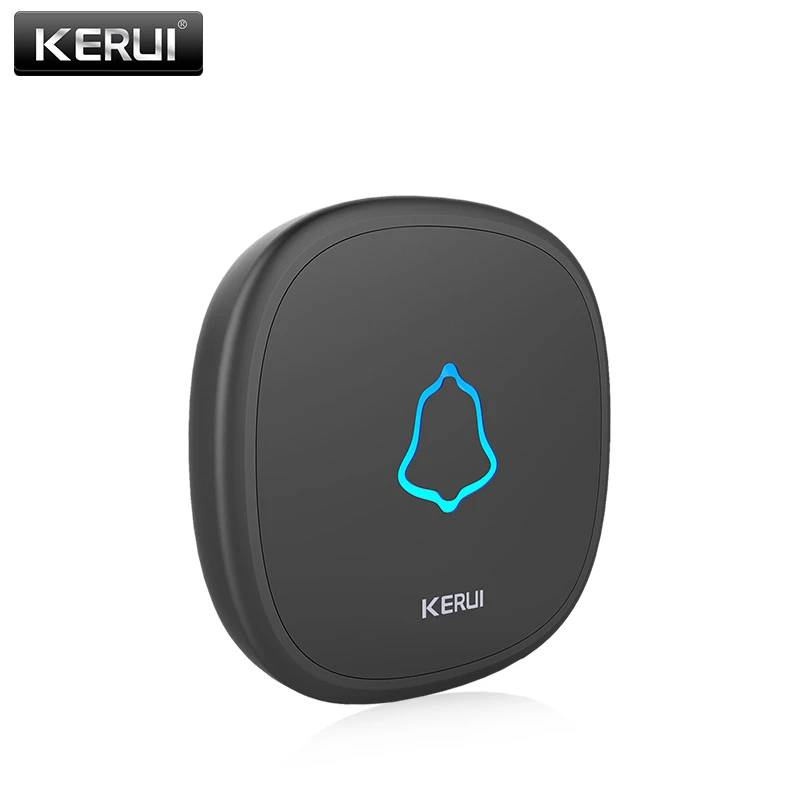 KERUI Waterproof Touch Doorbell Button Wireless SOS Emergency Button 433MHz Alarm Accessories For KERUI Doorbel Alarm System