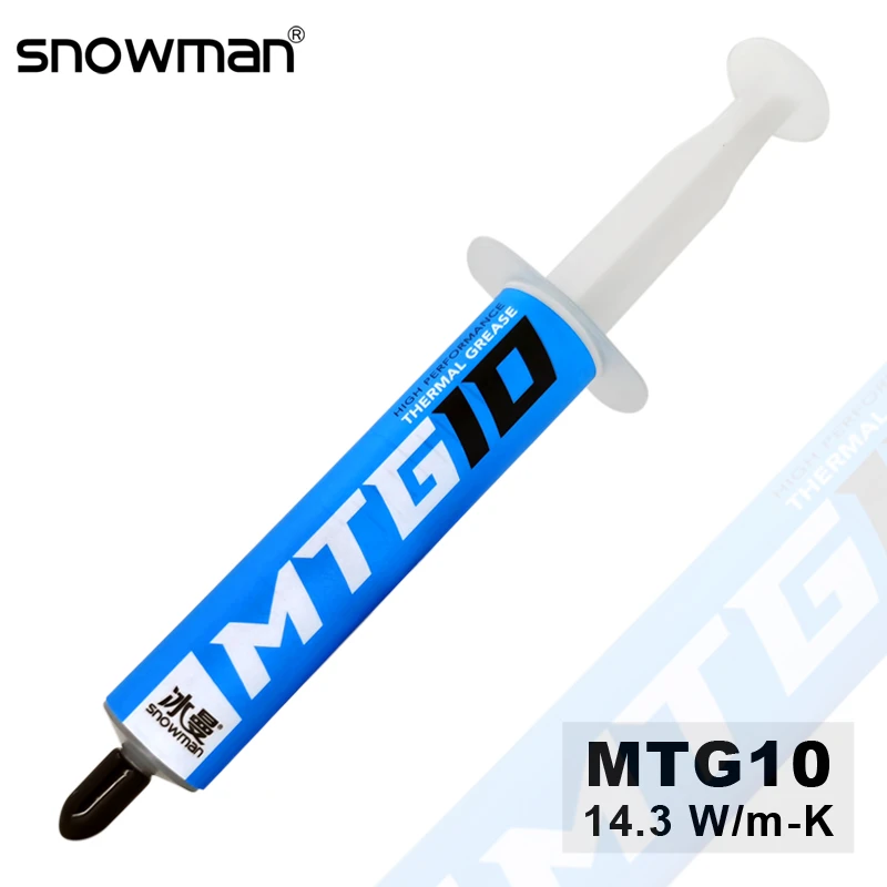 SNOWMAN Thermal Paste 14.3W/mk Grease for AMD Intel Processor CPU Cooler Computer Cooling Fan VGA GPU Compound Heatsink Plaster